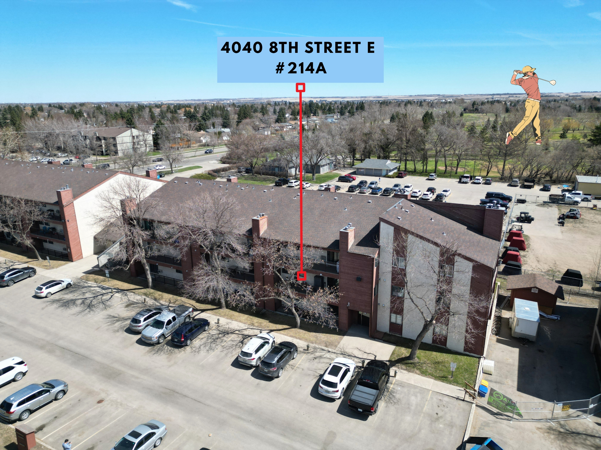 萨斯卡通·八街·三房公寓出售｜4040 8th St. E #214A｜林与唐地产 - 8
